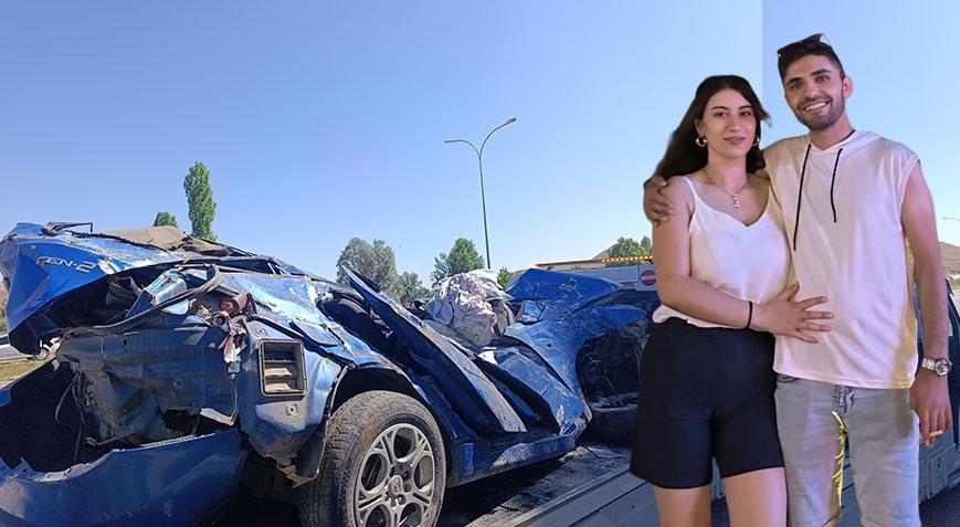 Aile ziyareti dönüşü katliam gibi kaza: Uzman çavuş ile eşi öldü, 8 aylık bebek ağır yaralandı