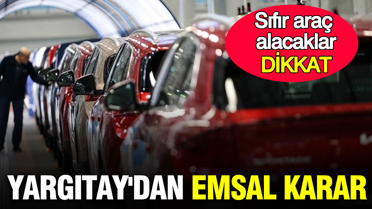 Yargitaydan sifir arac alacaklari ilgilendiren emsal karar d8F8zvcc